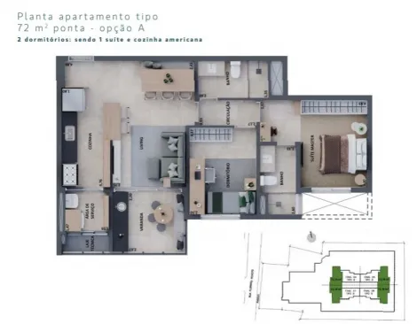 imagem 2 - Apartamento - Padrão imagem 2 - Apartamento - Padrão